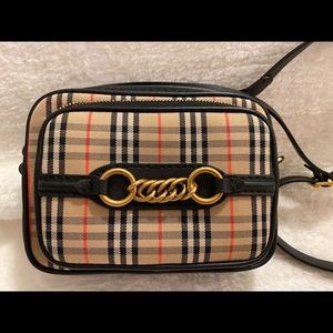 Burberry Knight Check Link Camera Bag